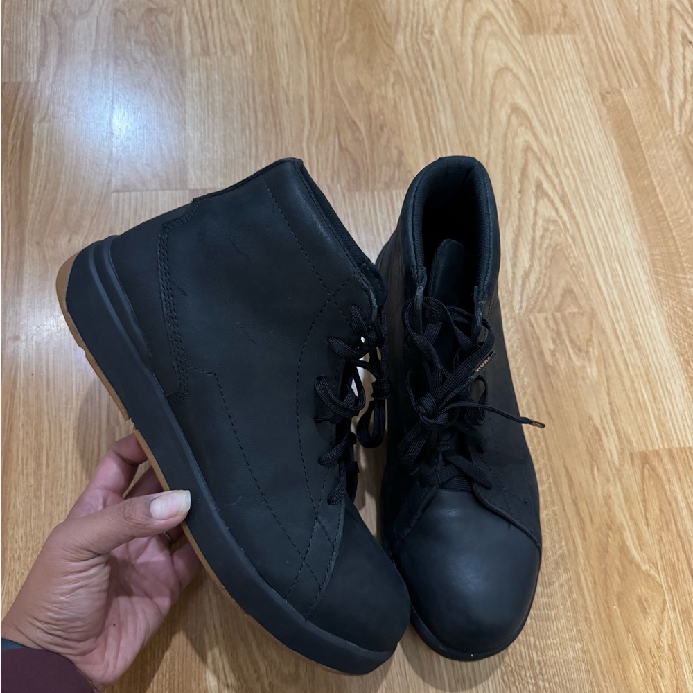 NITRO WORKD Men's Safety Steel Toe Chukka Shoes size 9.5
